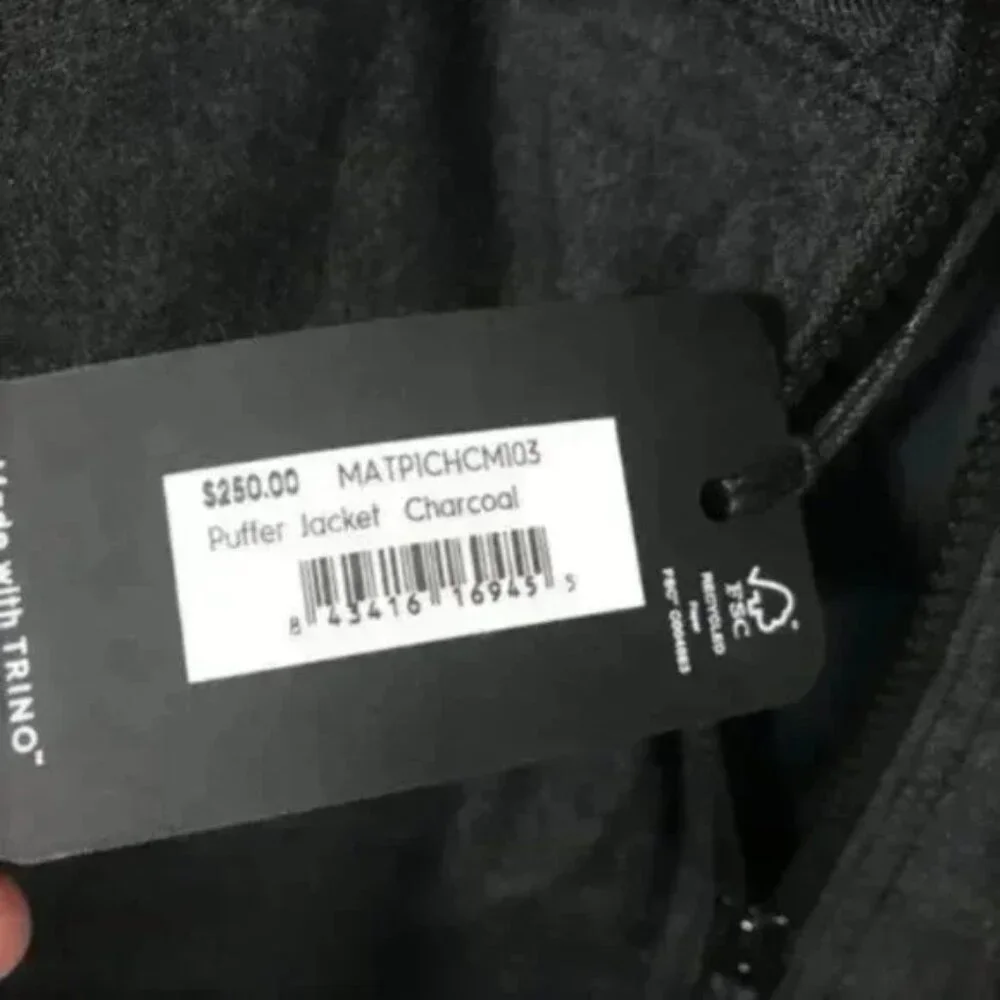 Allbirds Puffer Jacket Coat Men L NEW - Picture 14 of 15